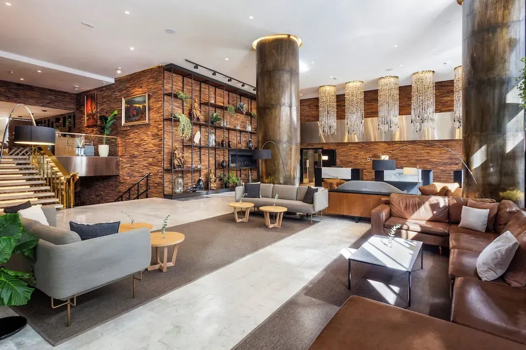 Lobby sitting area
