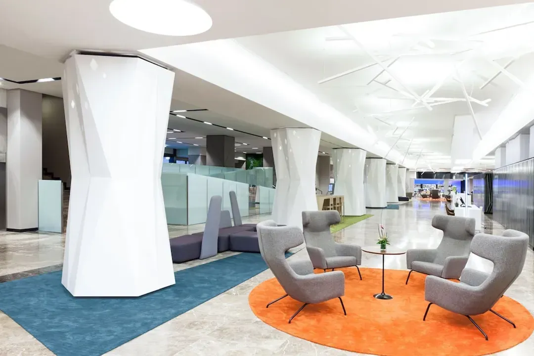 Lobby sitting area