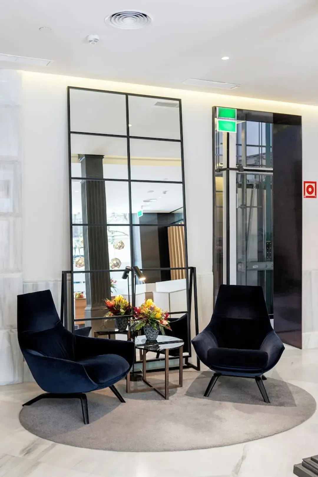 Lobby sitting area