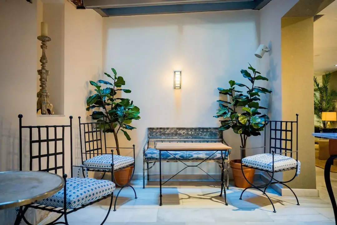 Lobby sitting area