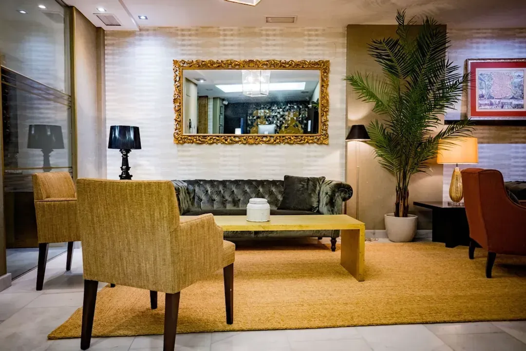 Lobby sitting area