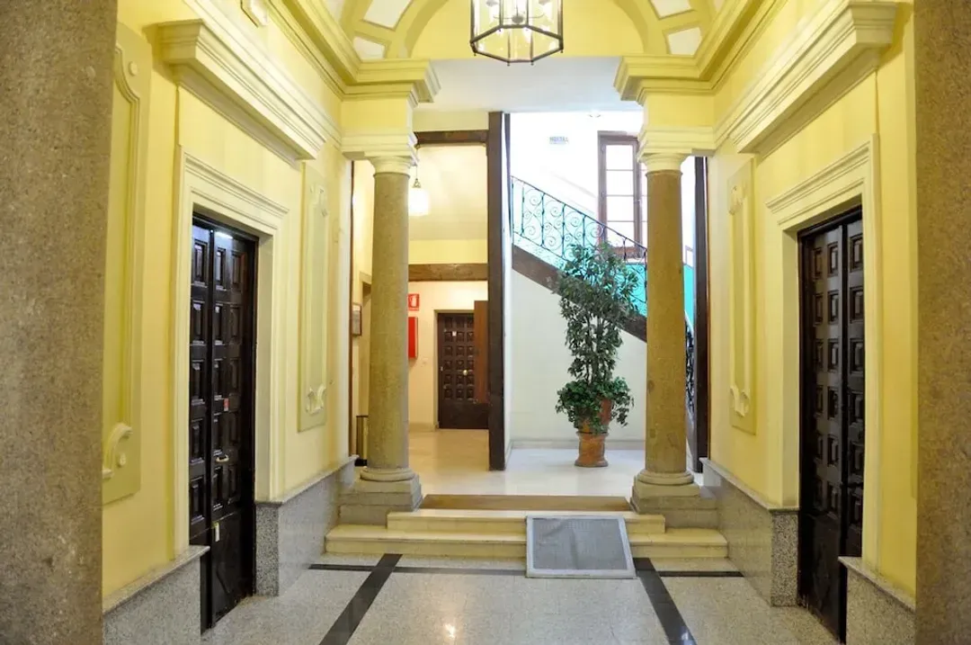 Interior entrance