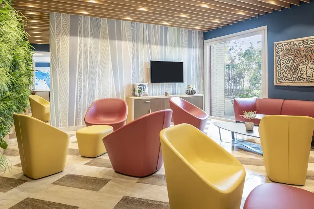 Lobby sitting area