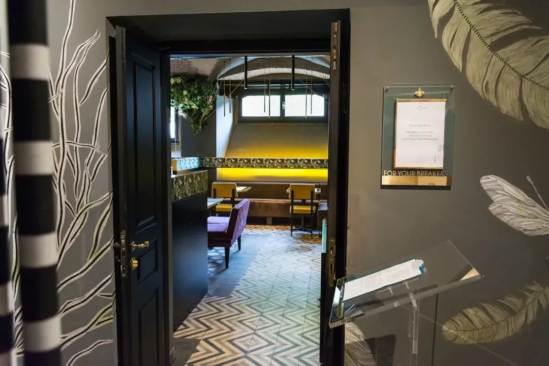 Interior entrance