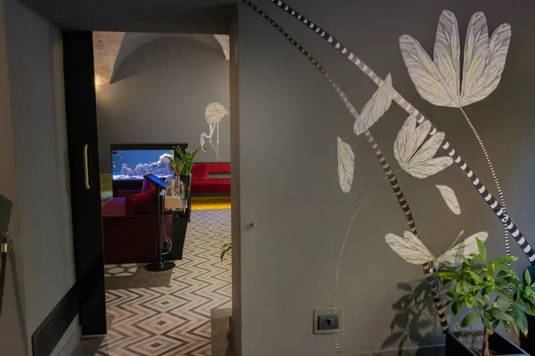 Interior entrance