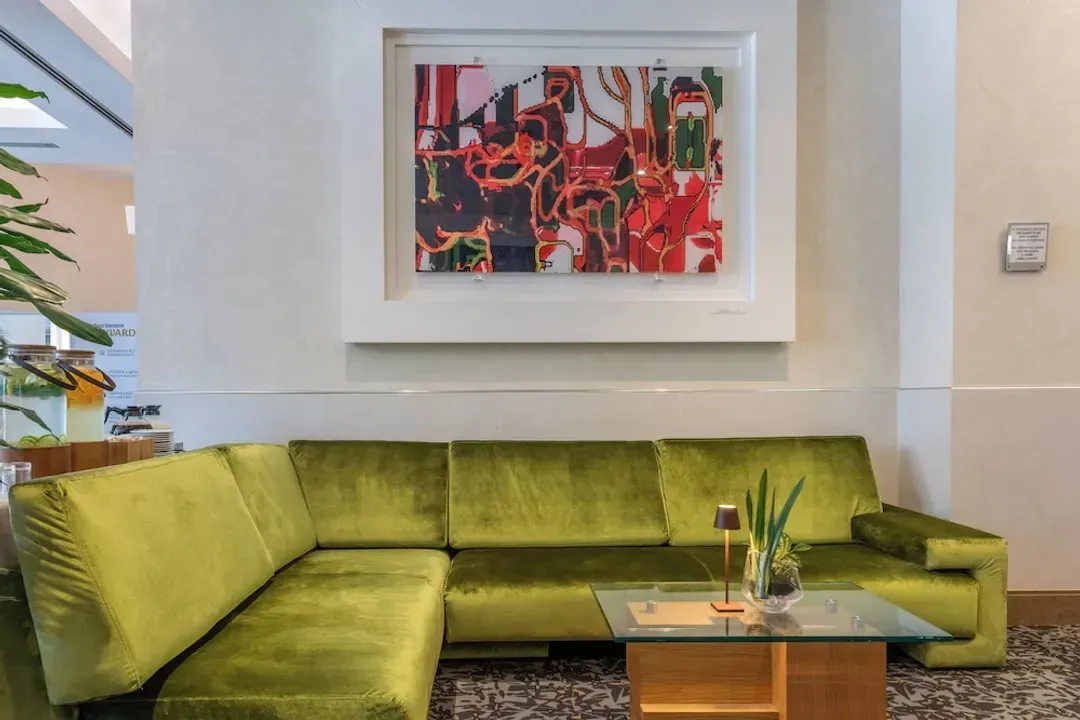 Lobby sitting area