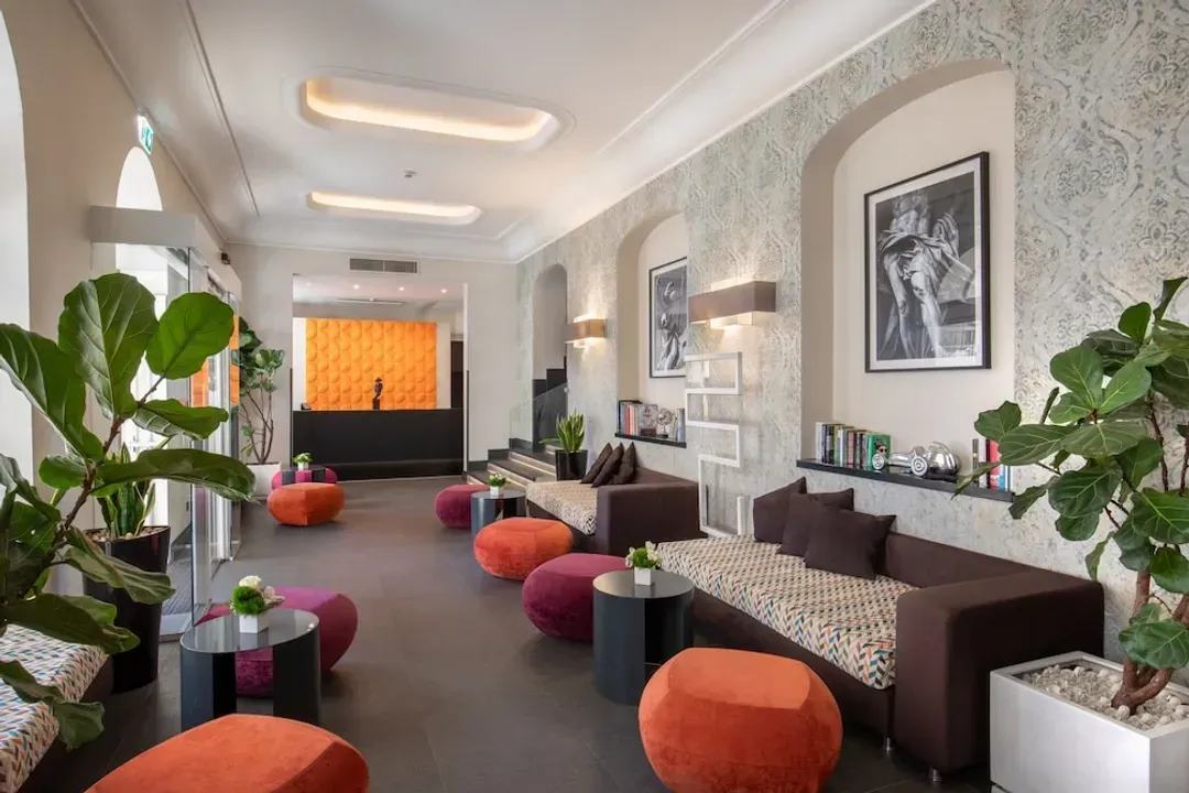 Lobby sitting area