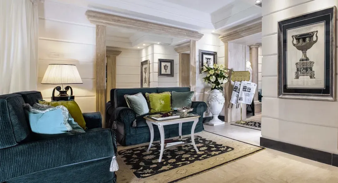 Lobby sitting area