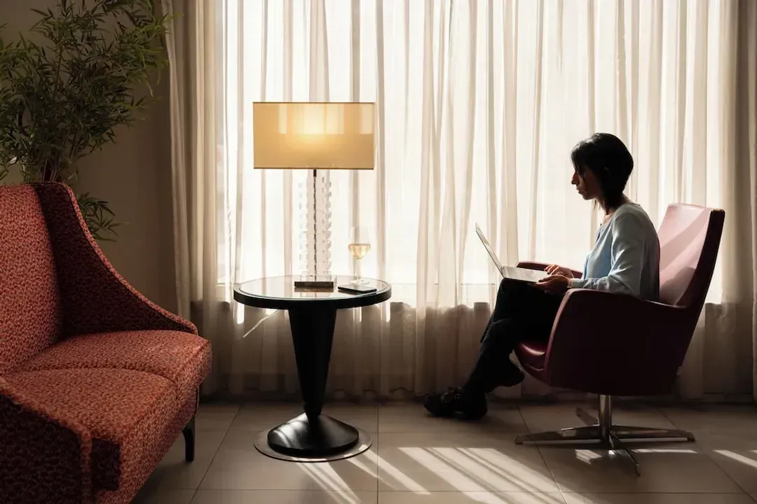 Lobby sitting area