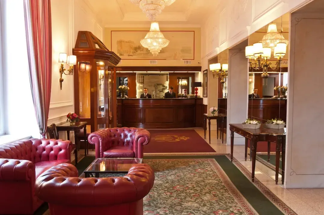 Interior entrance