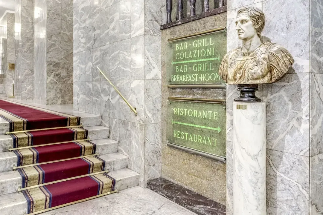 Interior entrance