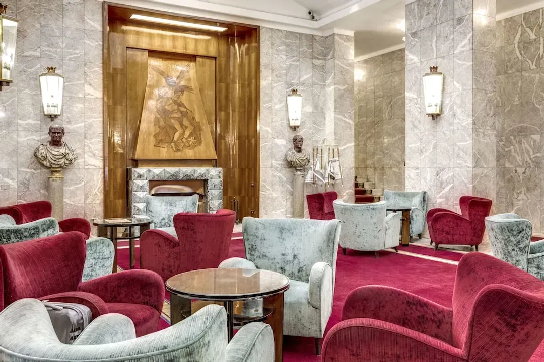 Lobby sitting area