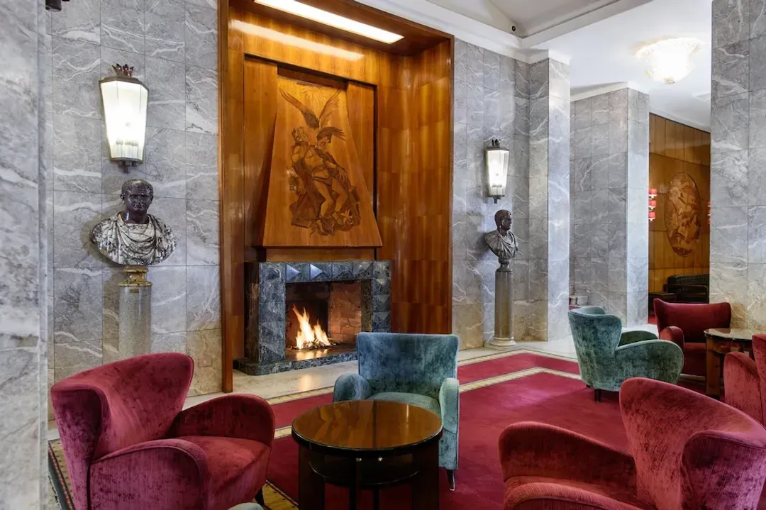 Lobby sitting area