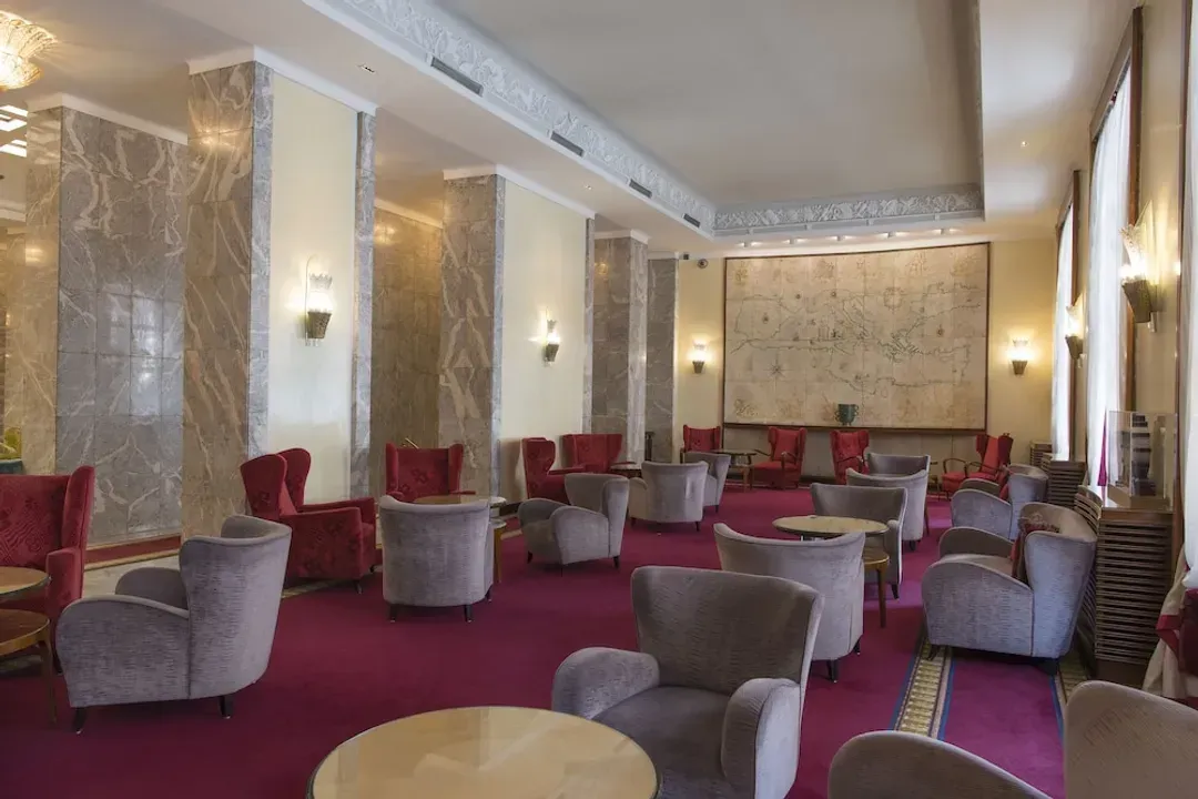Lobby sitting area