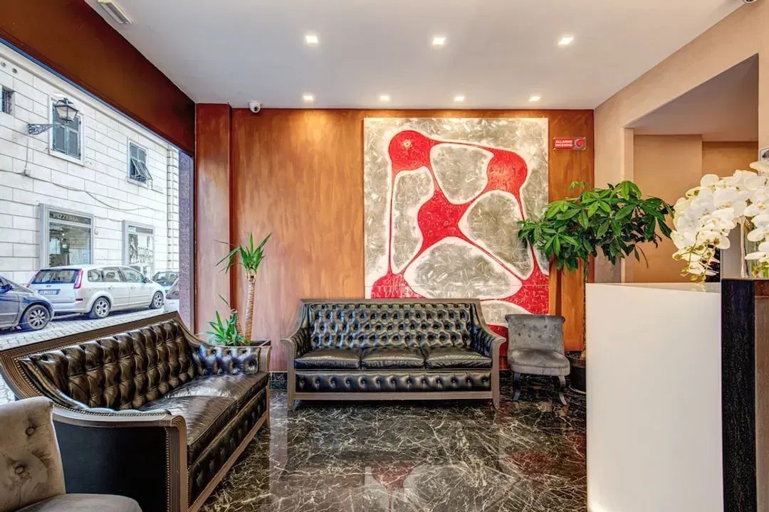 Lobby sitting area