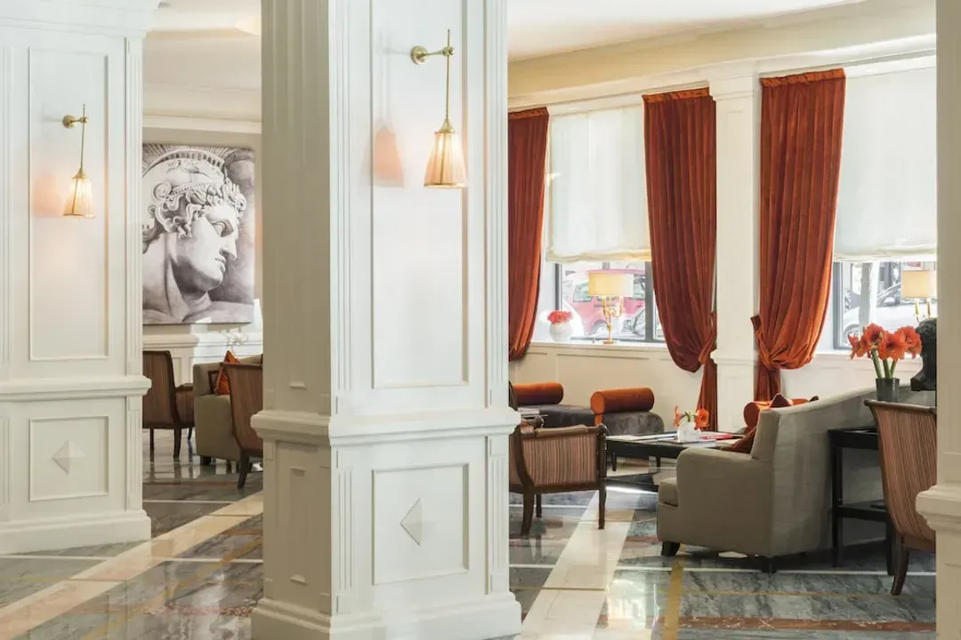 Lobby sitting area