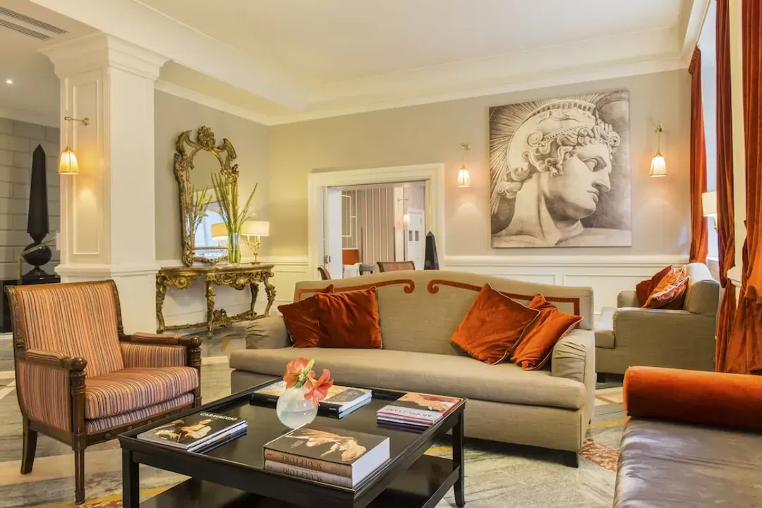 Lobby sitting area