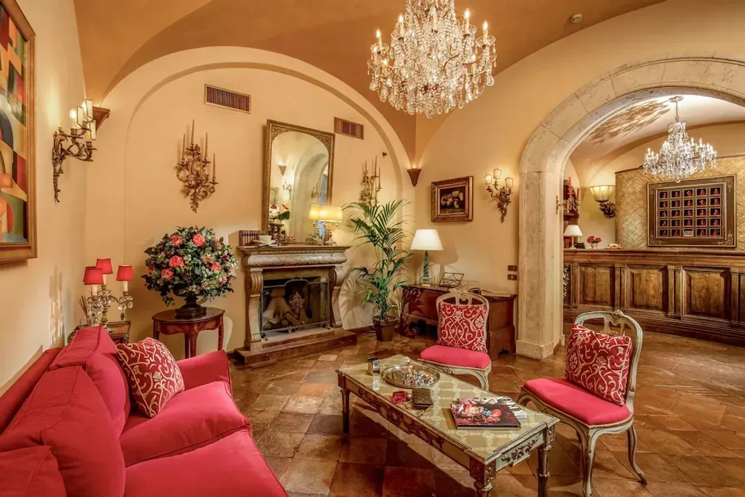 Lobby sitting area