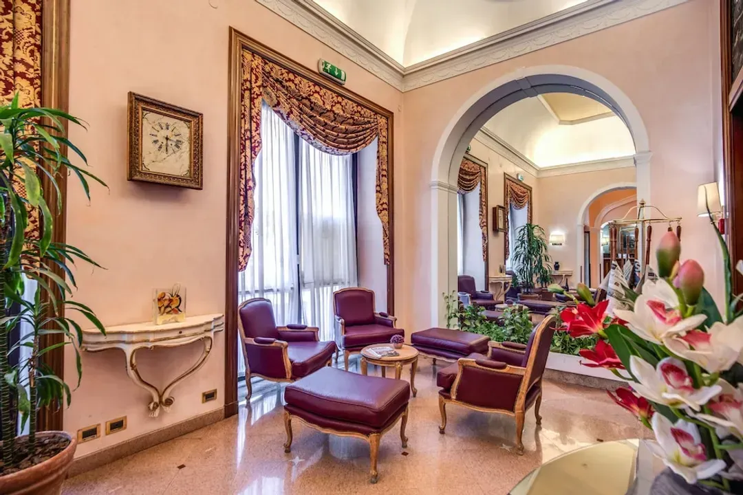 Lobby sitting area
