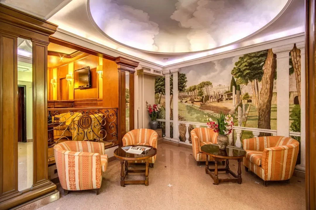 Lobby sitting area