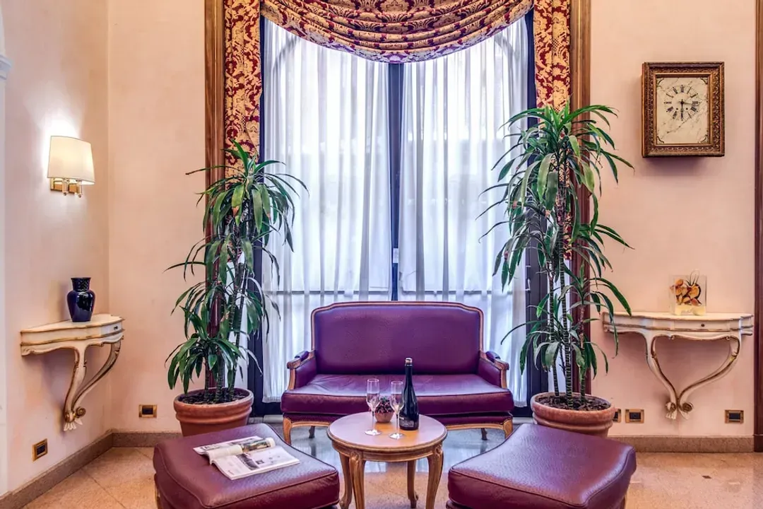 Lobby sitting area