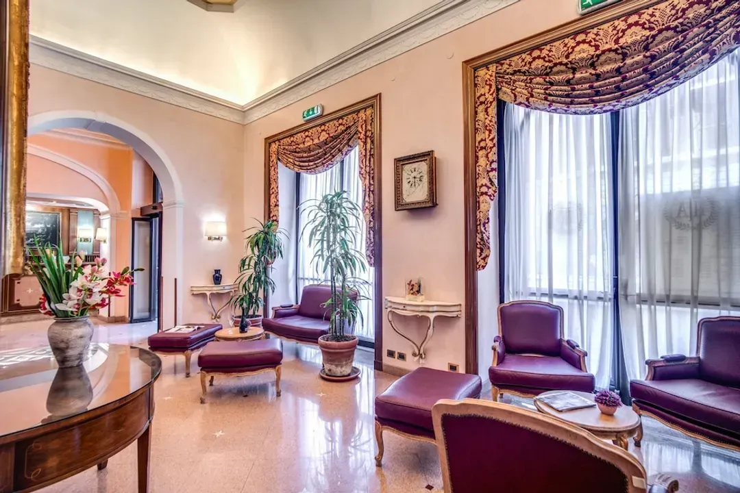 Lobby sitting area