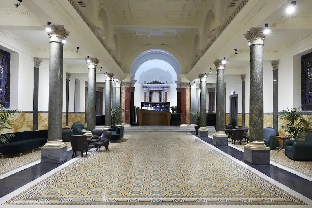 Interior entrance
