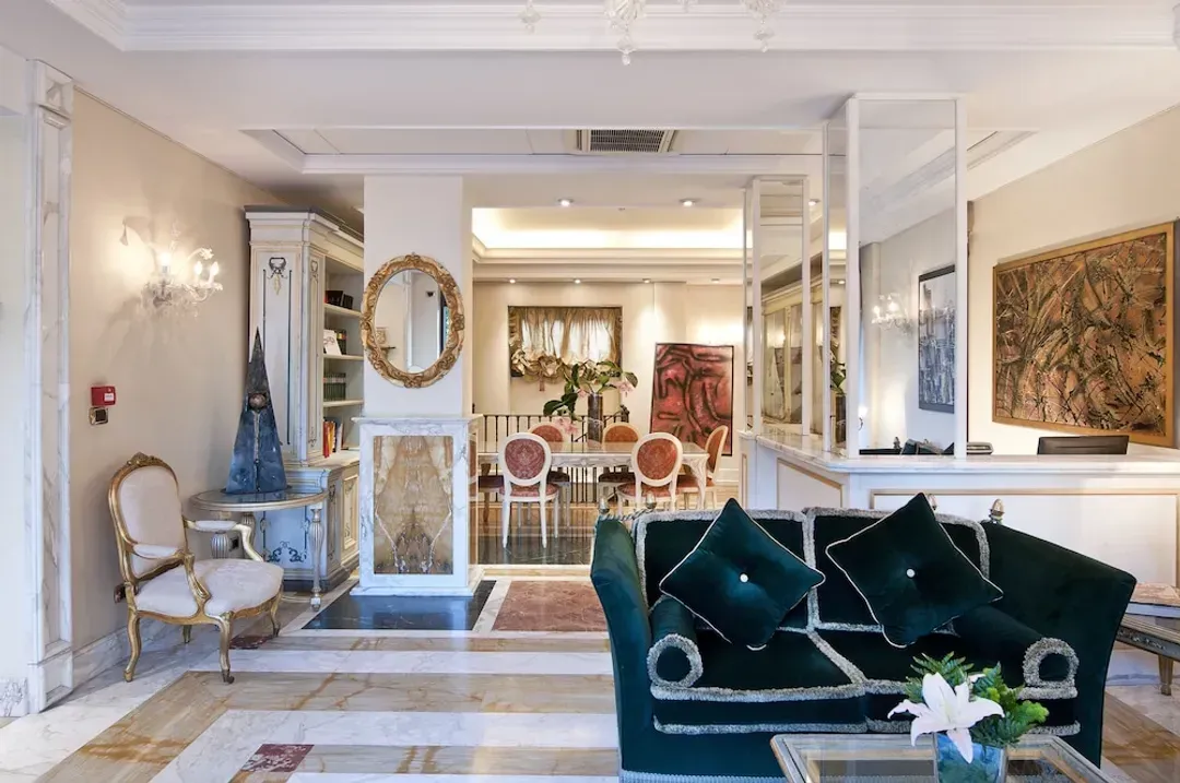 Lobby sitting area
