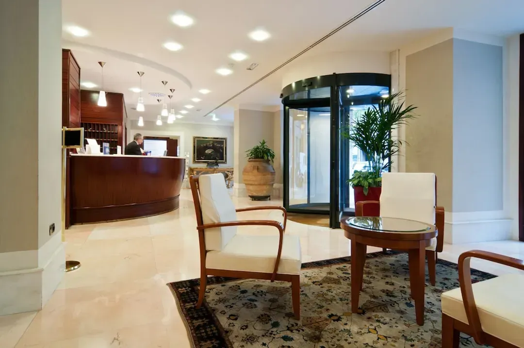 Lobby sitting area