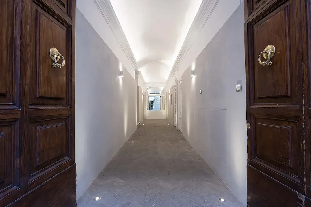 Interior entrance