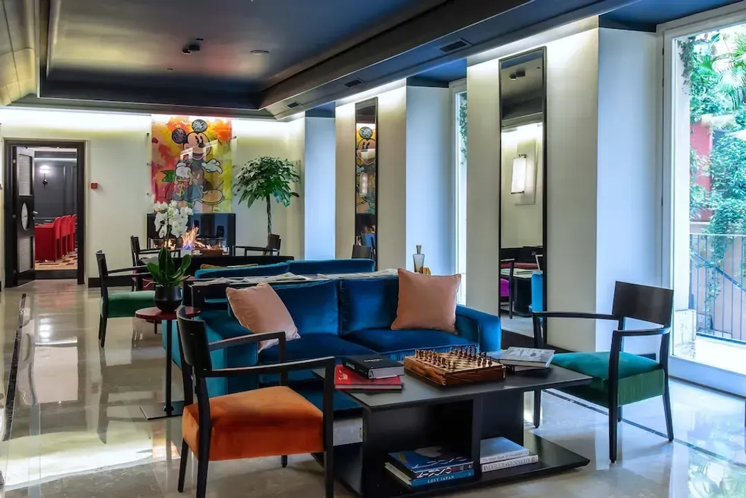 Lobby sitting area