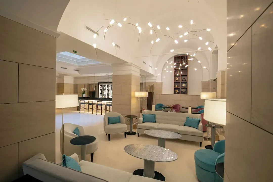 Lobby sitting area