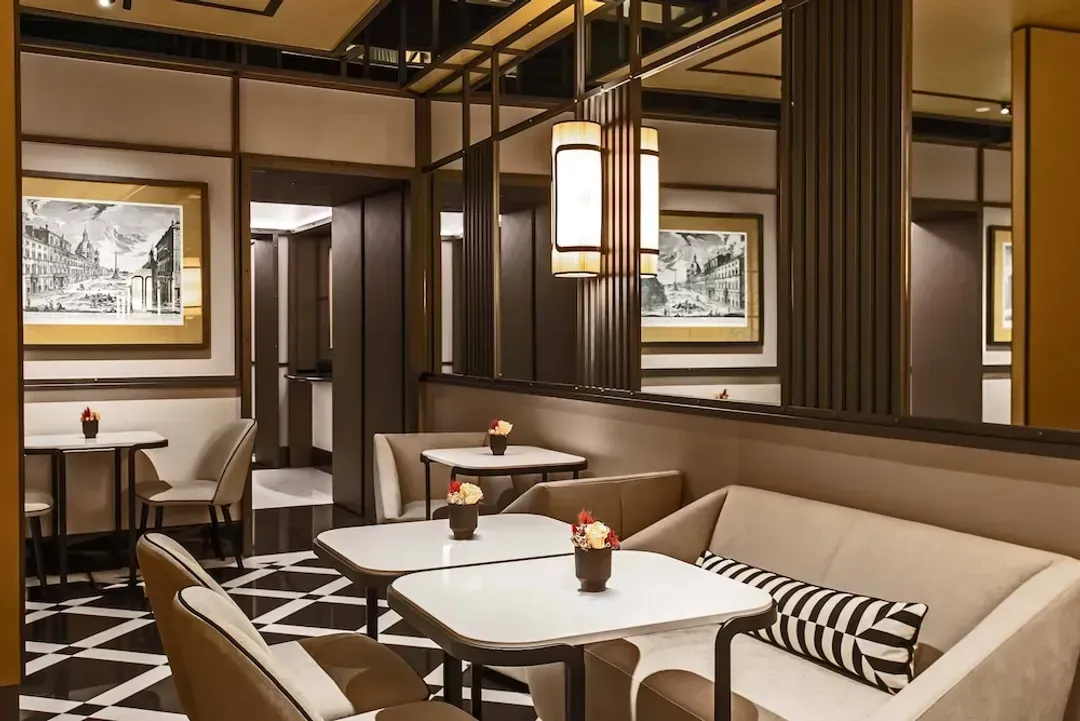 Lobby sitting area