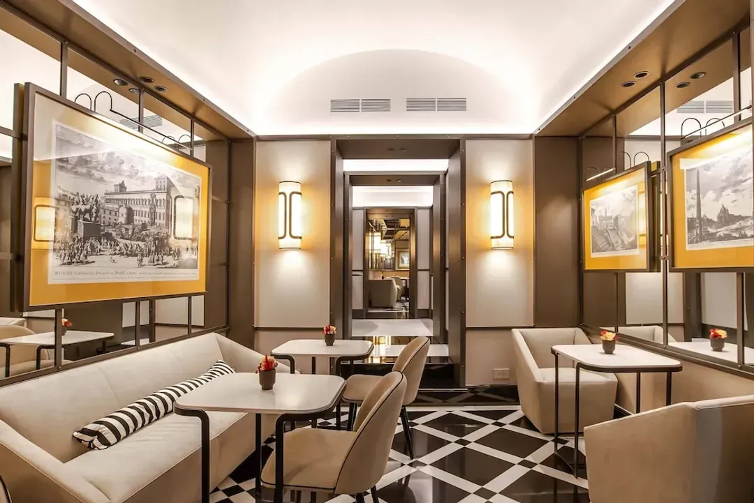 Lobby sitting area