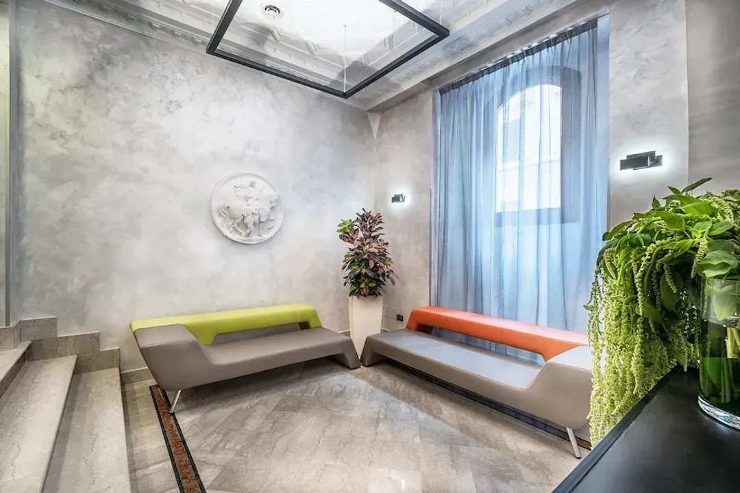 Lobby sitting area