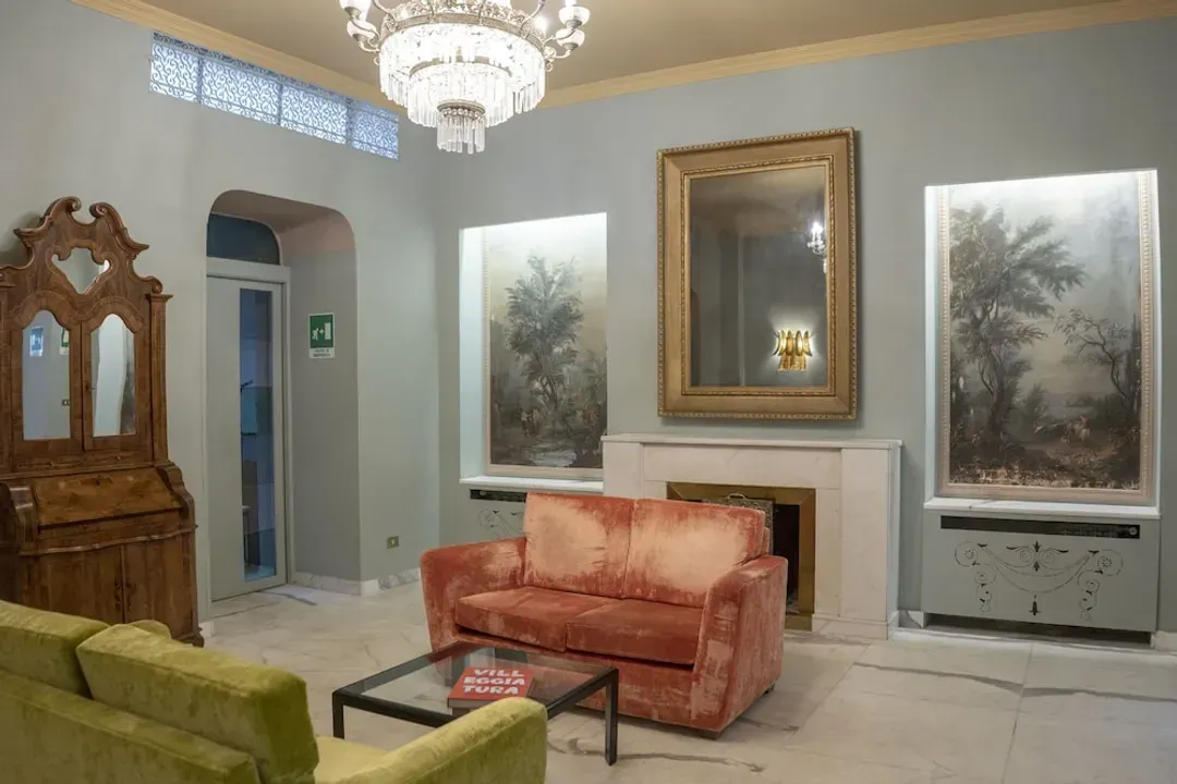 Lobby sitting area
