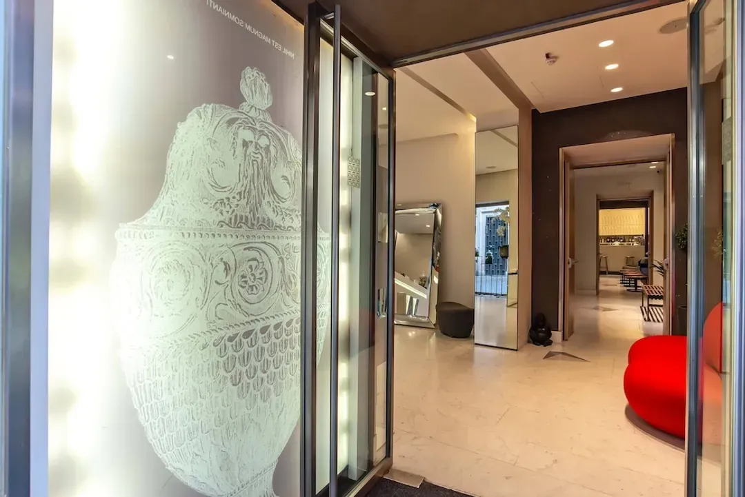 Interior entrance