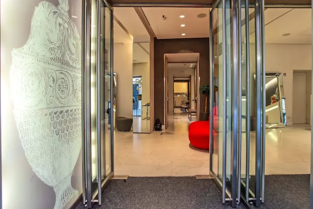 Interior entrance