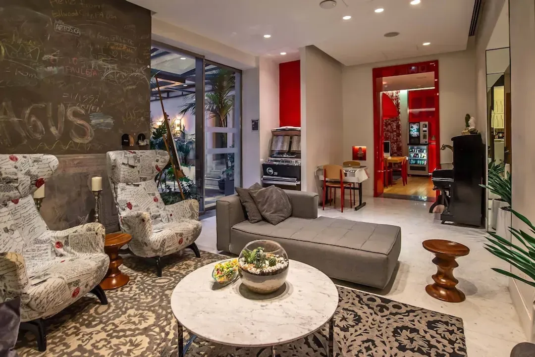 Lobby sitting area