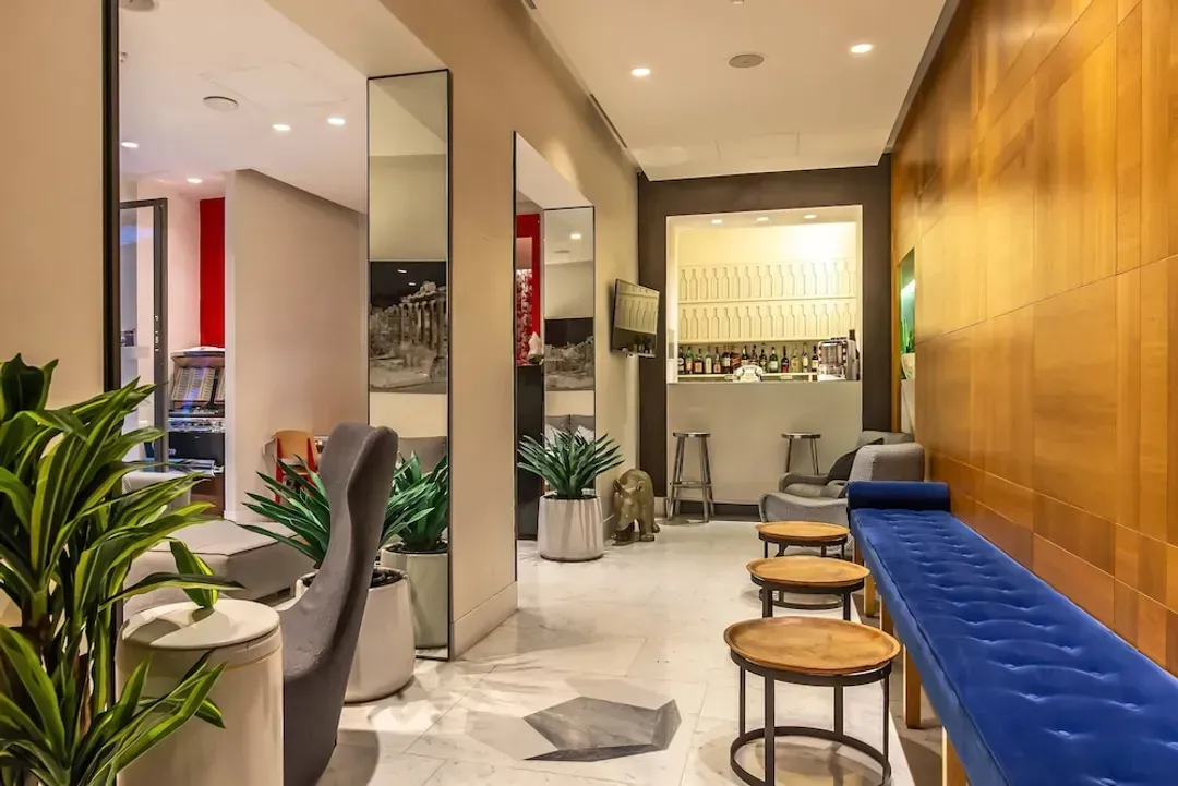 Lobby sitting area