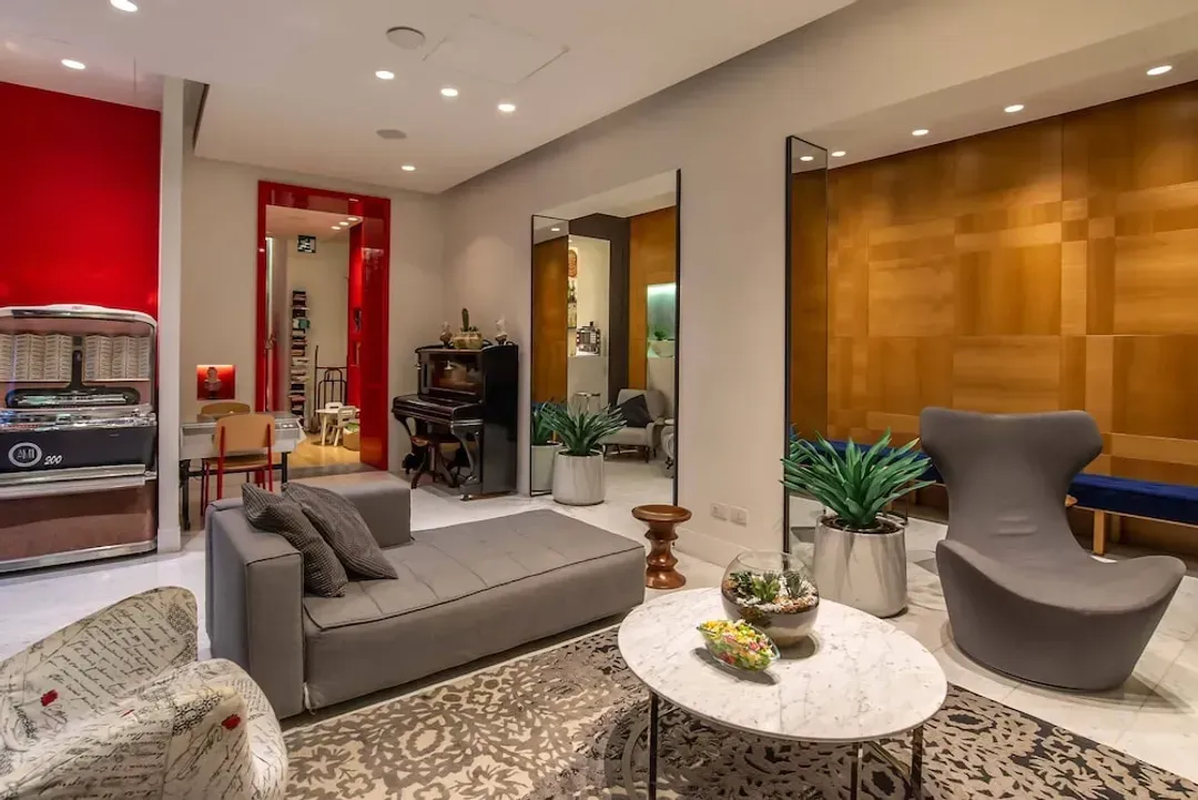 Lobby sitting area