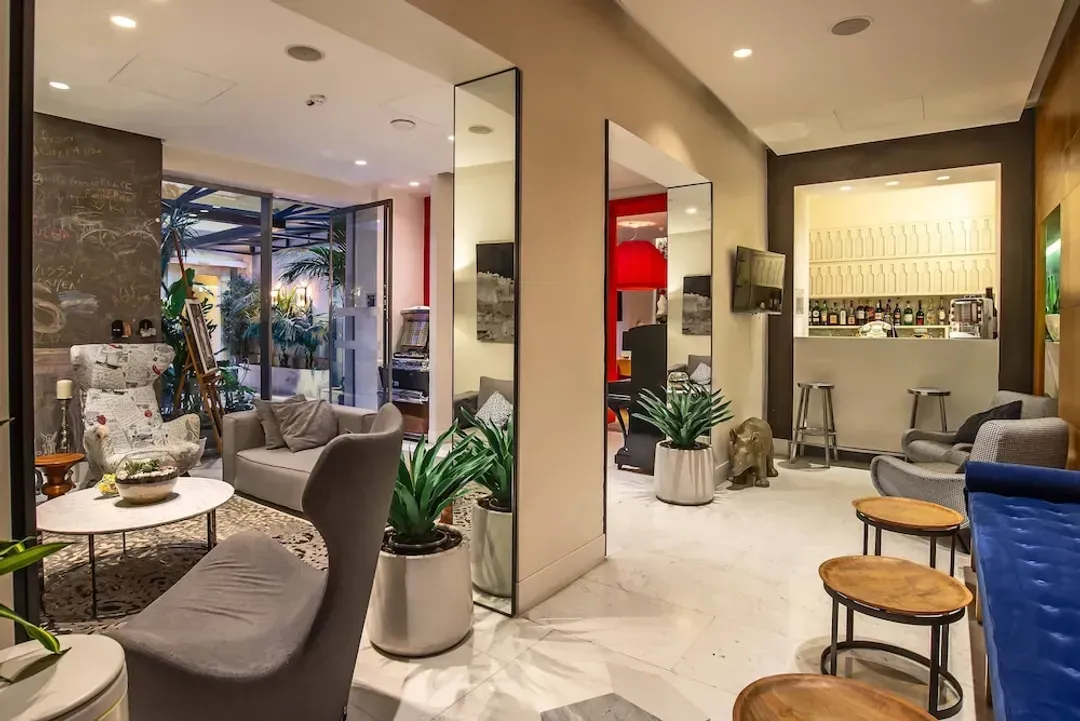 Lobby sitting area