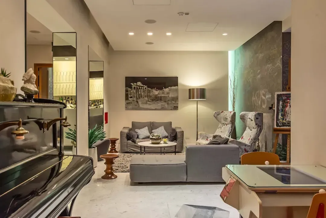 Lobby sitting area