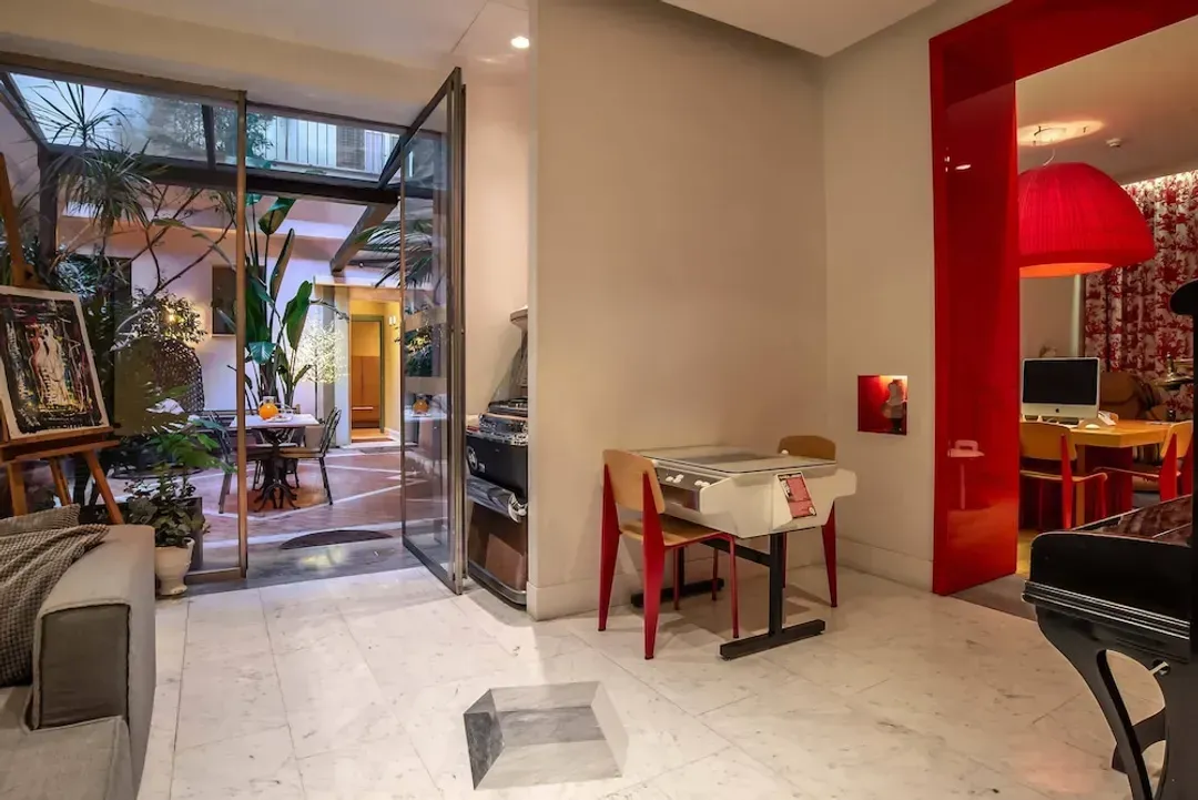 Lobby sitting area
