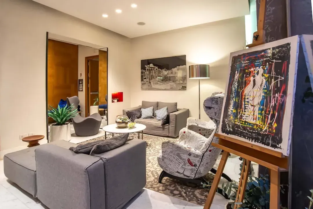 Lobby sitting area