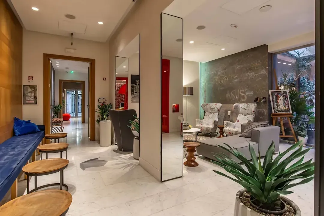 Lobby sitting area