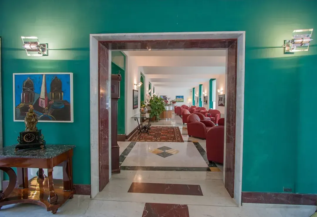 Lobby sitting area