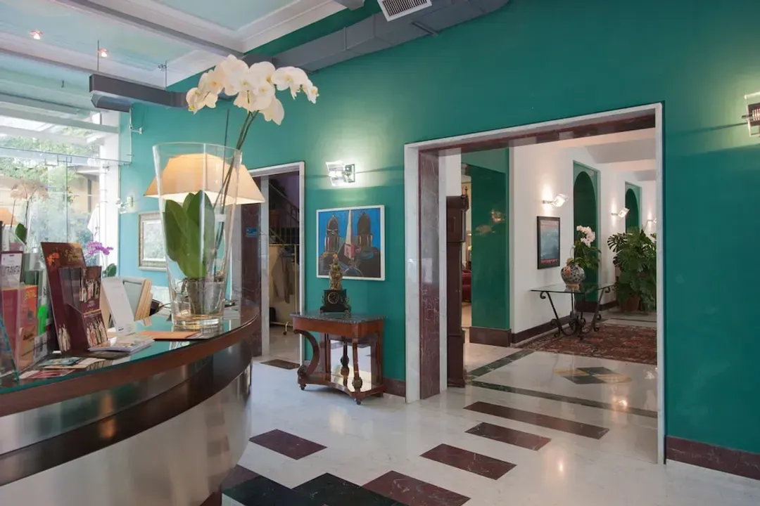 Interior entrance