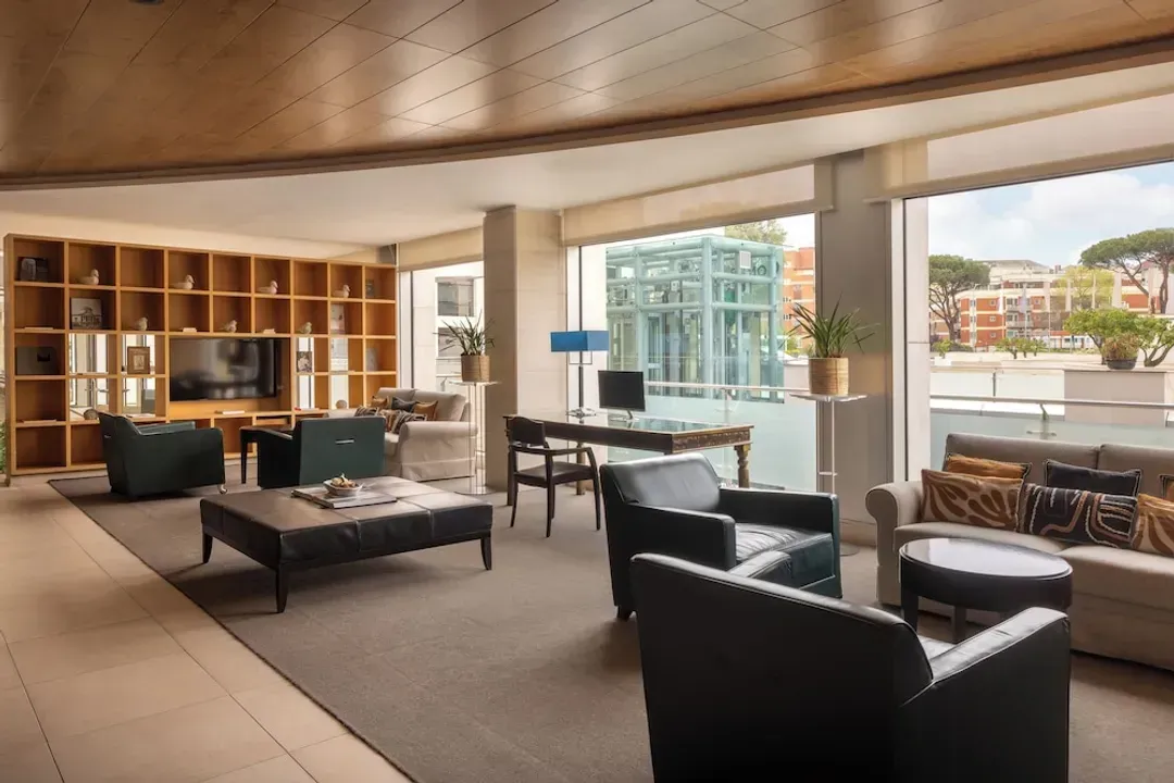 Lobby sitting area