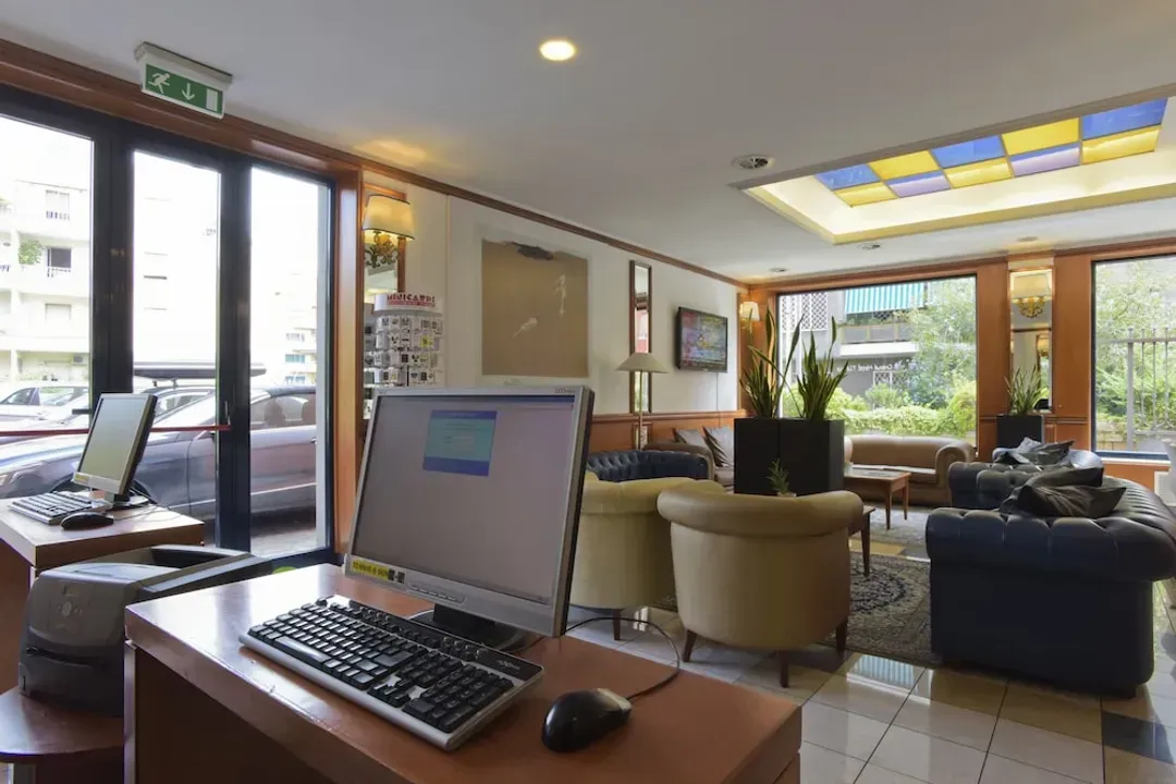 Lobby sitting area
